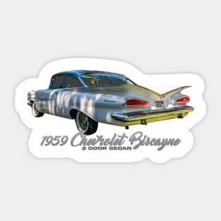 1959 Chevrolet Biscayne 2 Door Sedan Sticker